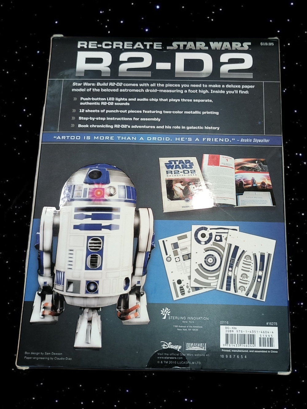 Star Wars Build R2-D2 Model Kit New In Box - Picture 3 of 5